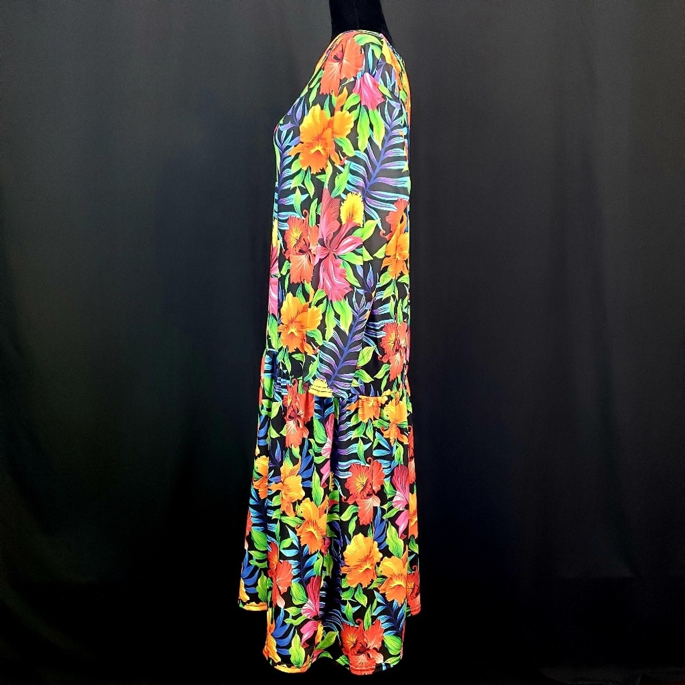 🆕️ 💐🌴 ROKOKO Boho Floral Midi Folk Dress // (NWOT) - Picture 6 of 8